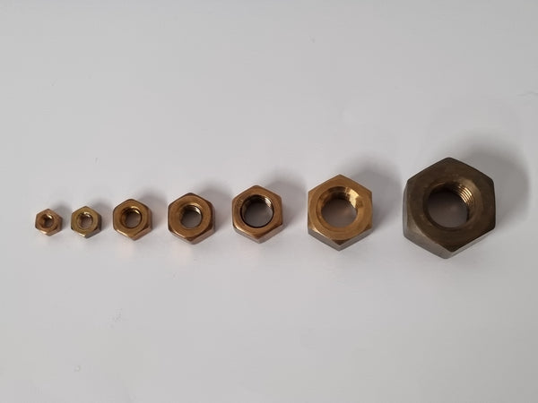 This is a photo of 3/16" to 1"UNC nuts