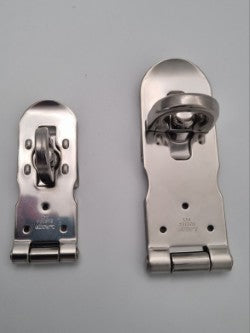 Hasp and Staple Catch (Swivels)  2 sizes.