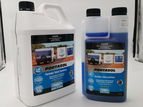 Portasol Cleaner and holding tank treatment