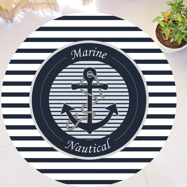 Classical Nautical Floor Mat